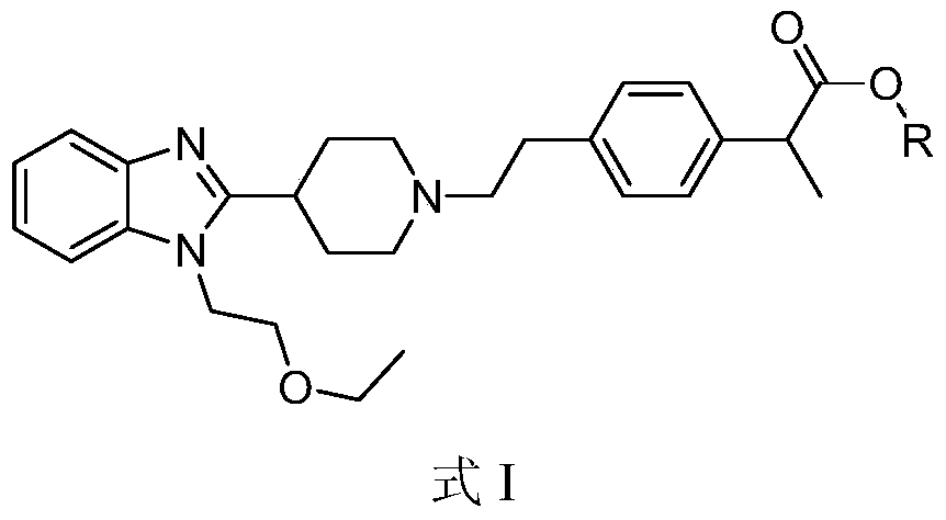 2-phenyl propionic ester derivative and preparation method and application thereof