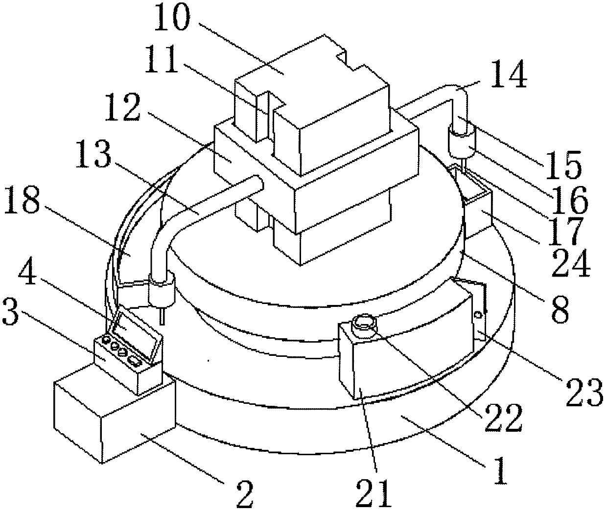 A fast food safety monitoring device