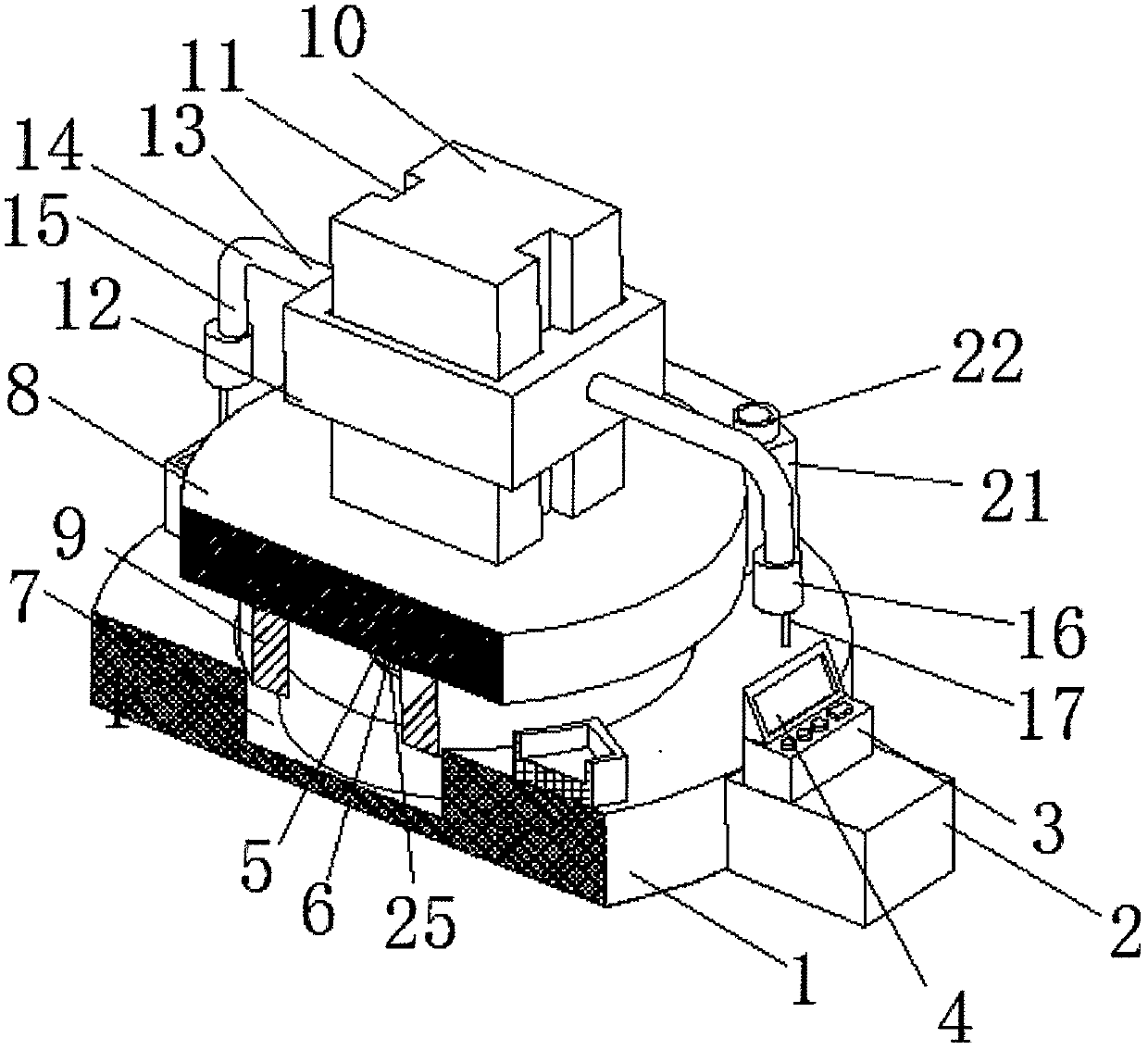 A fast food safety monitoring device