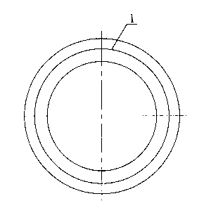 Pollution discharge pipe used for installation of open groove method