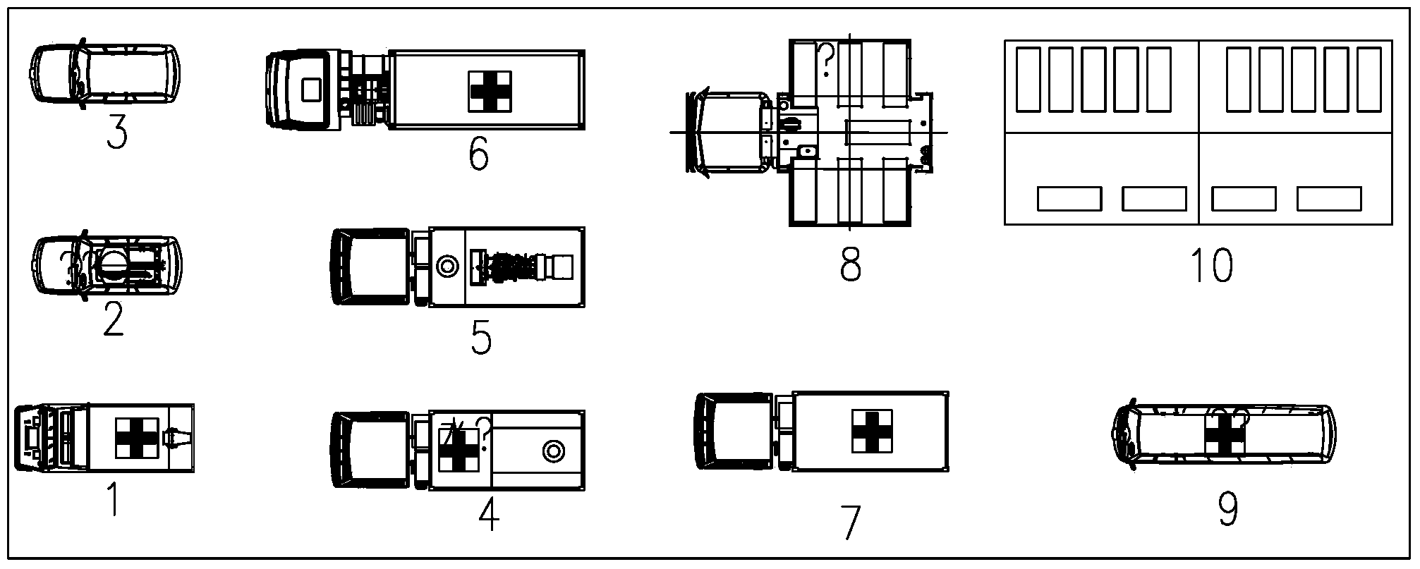 Emerging infectious disease prevention and control team equipment system