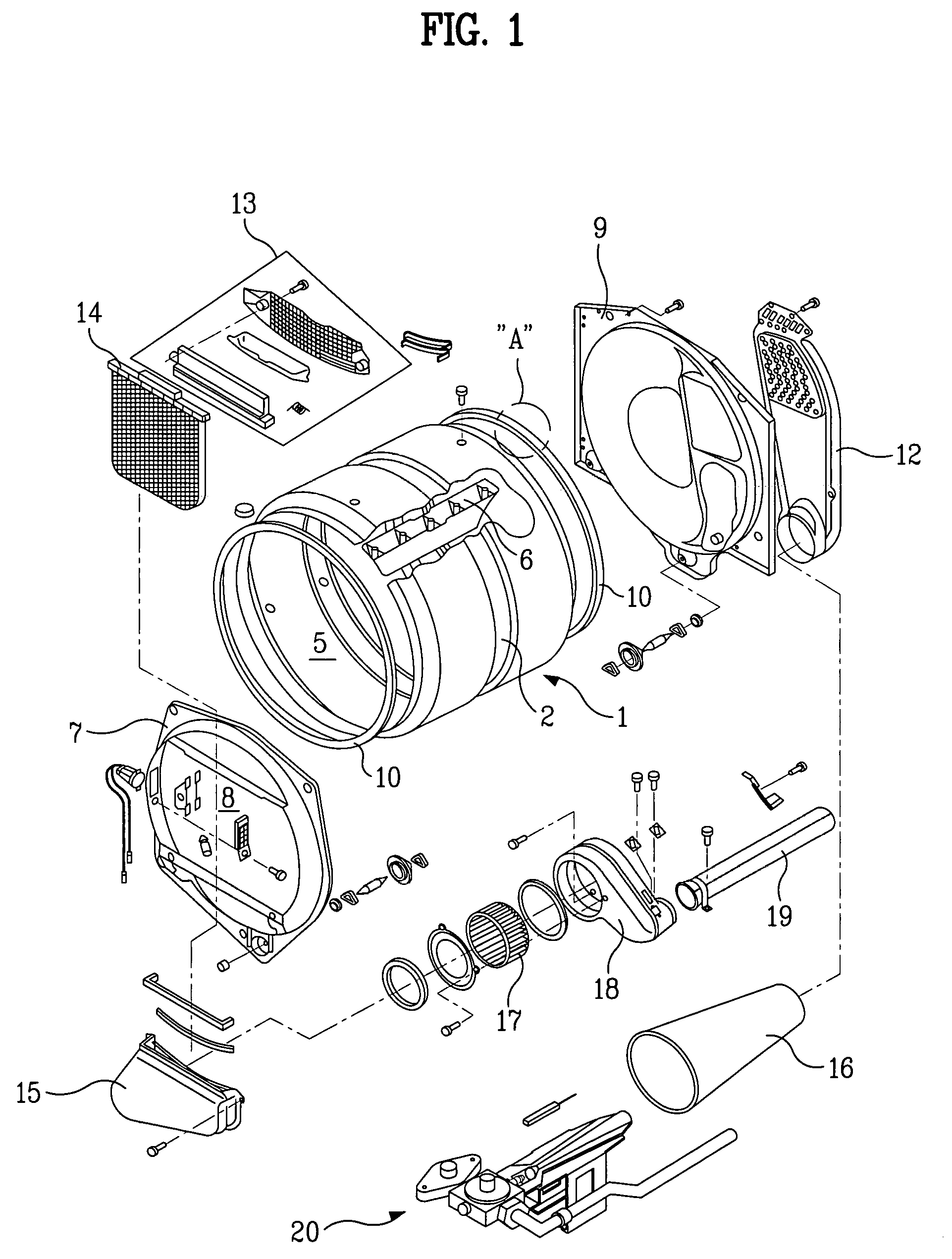 Drum in dryer and method for fabricating the same