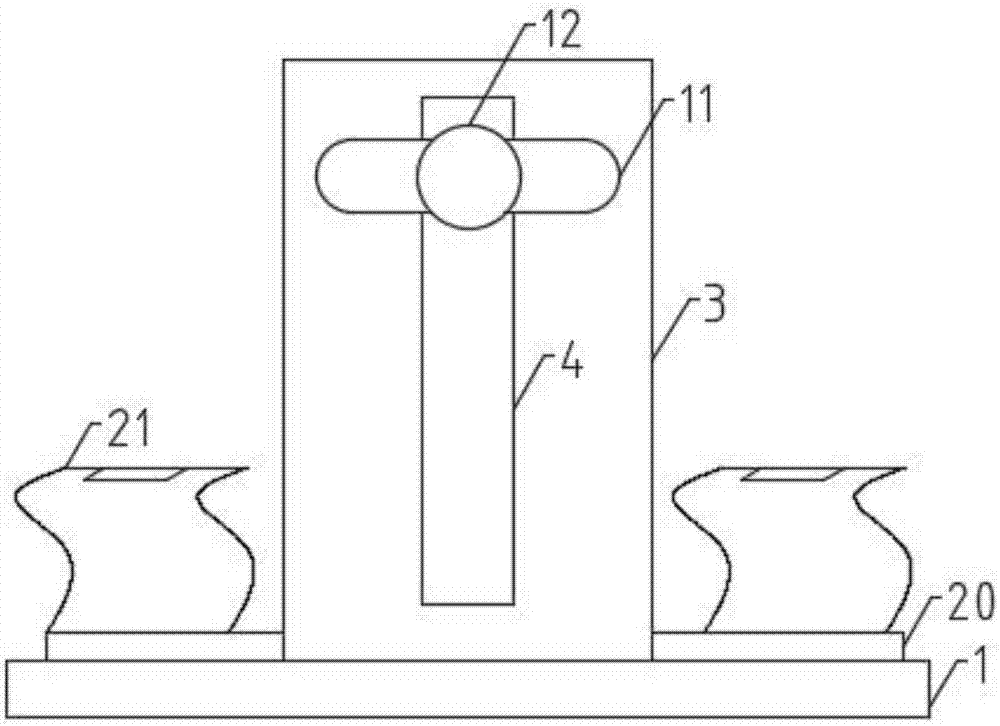 Fixing device special for radial artery puncture