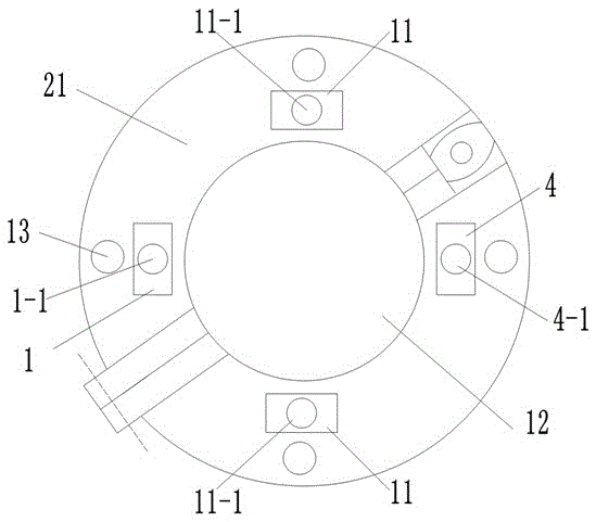 Restoration device for inclined telegraph pole