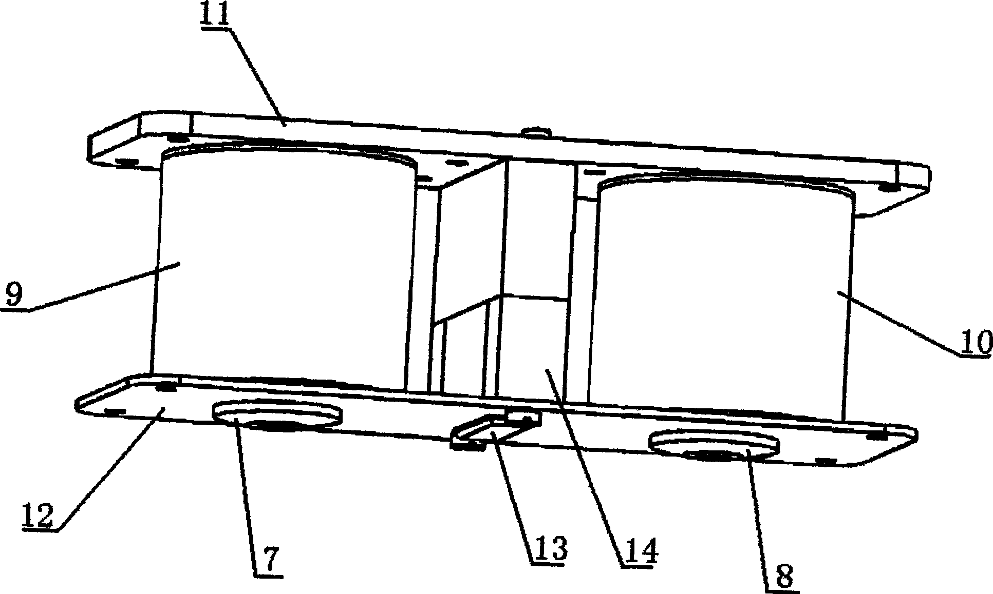 Single-knife dual-close large power coaxial relay