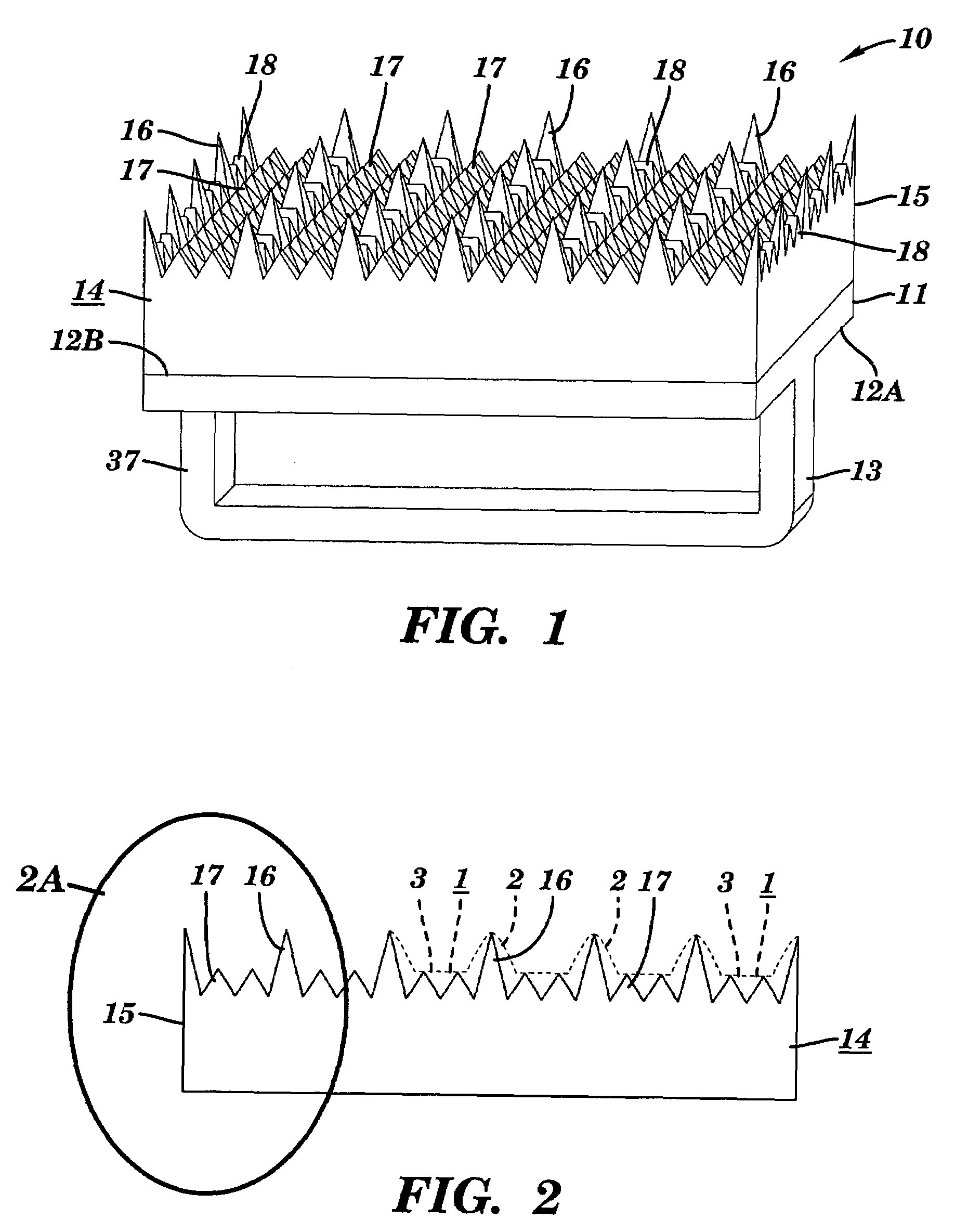 Article and method for cleaning uneven, variable geometry surfaces of electronic devices, internal electronic assemblies, or the like