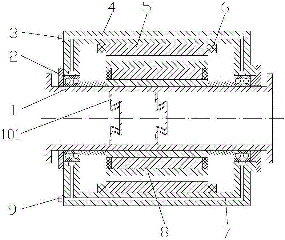 Integrated motor water pump