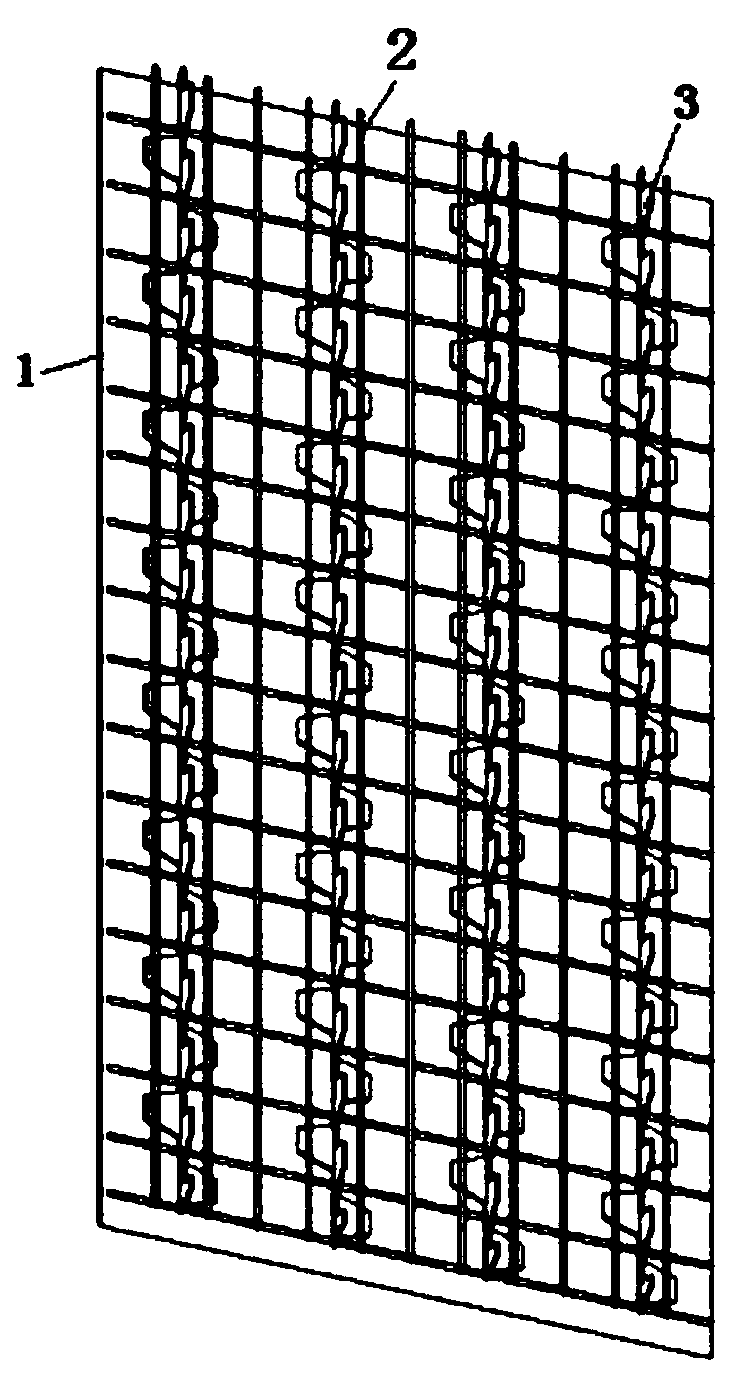 Floor plate connected by zigzagging plates and preparation method thereof