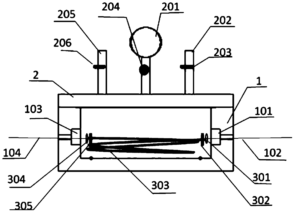 Deep ultraviolet single-mode polarization maintaining optical fiber manufacturing device and method