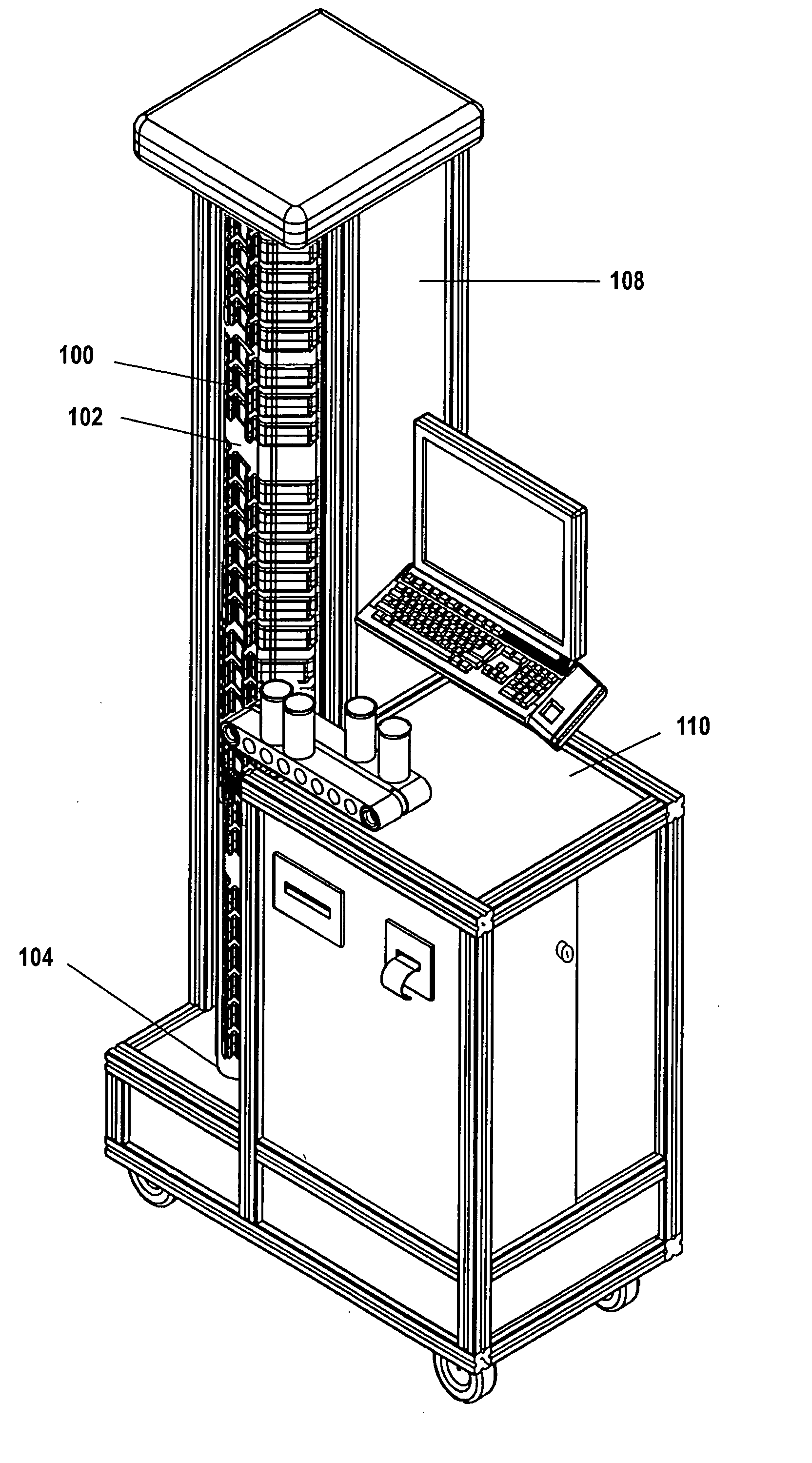 Smart tray for dispensing medicaments