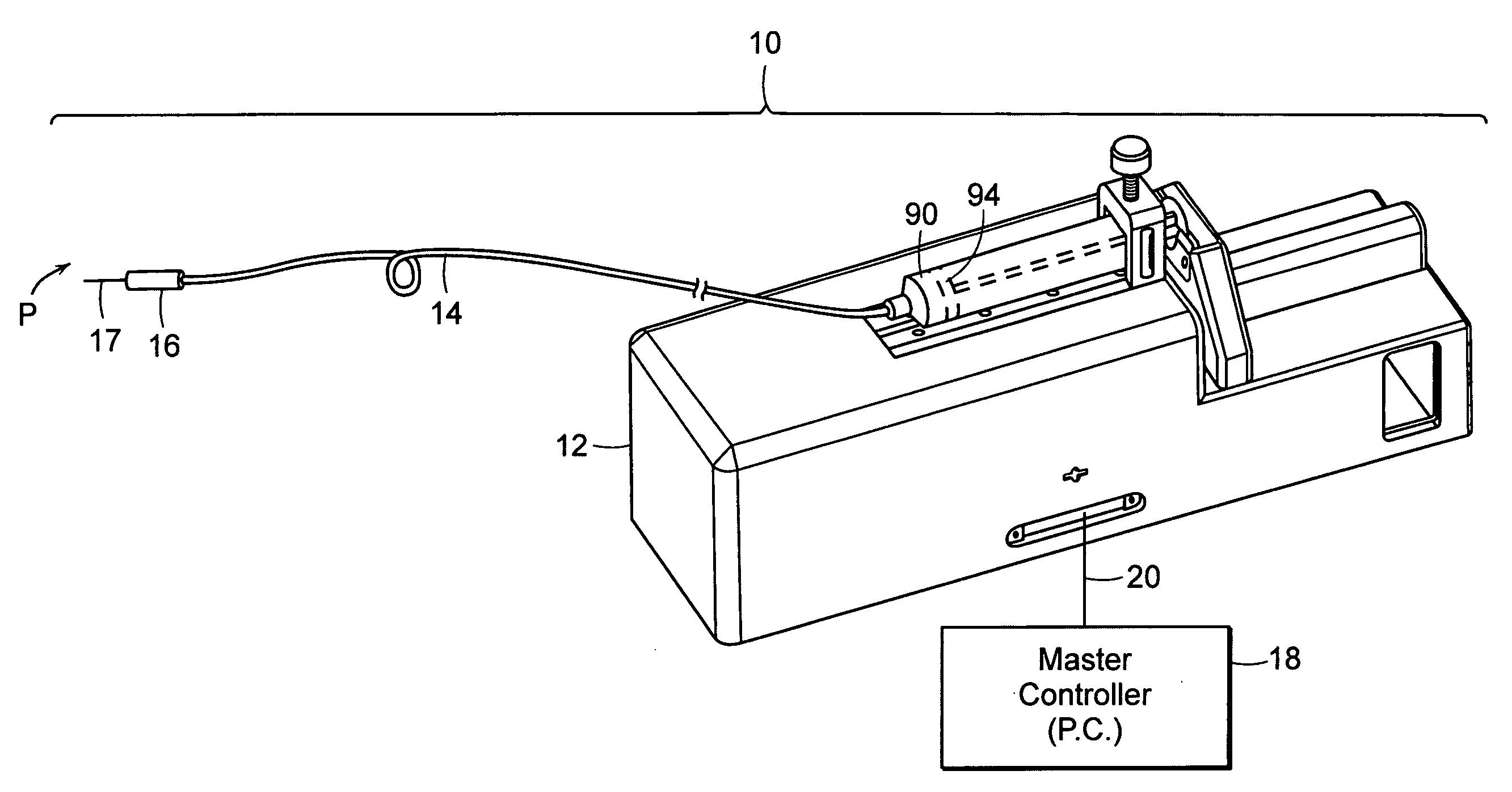 Drug infusion device for neural axial and peripheral nerve tissue identification using exit pressure sensing