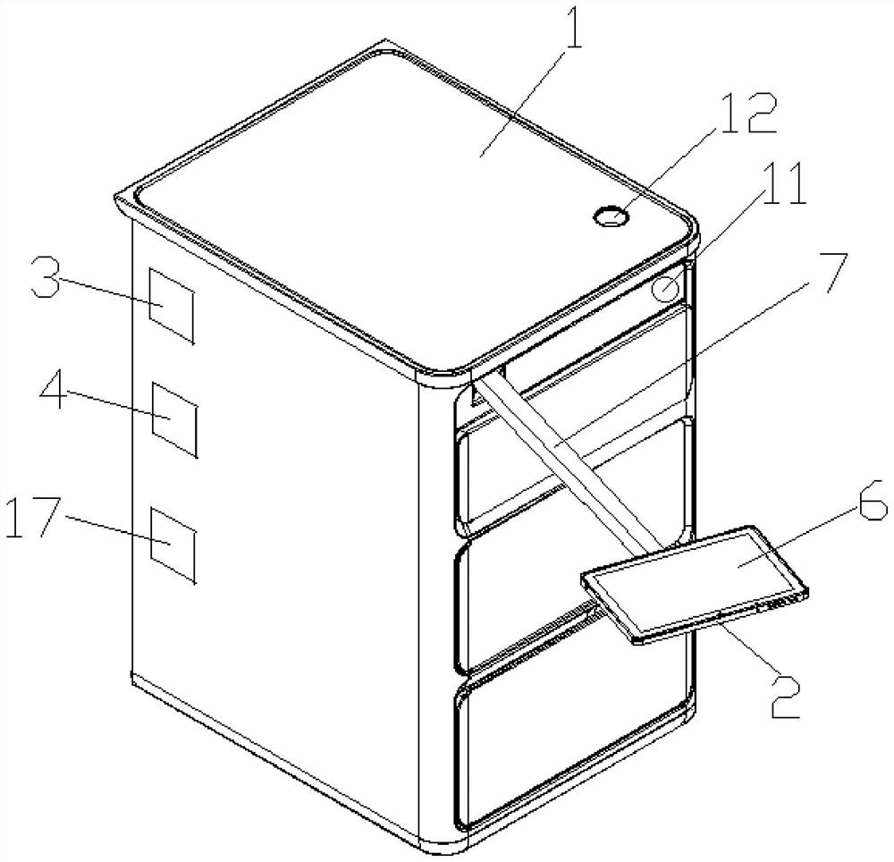 Human body monitoring system with biological radar module and negative ion module and monitoring method