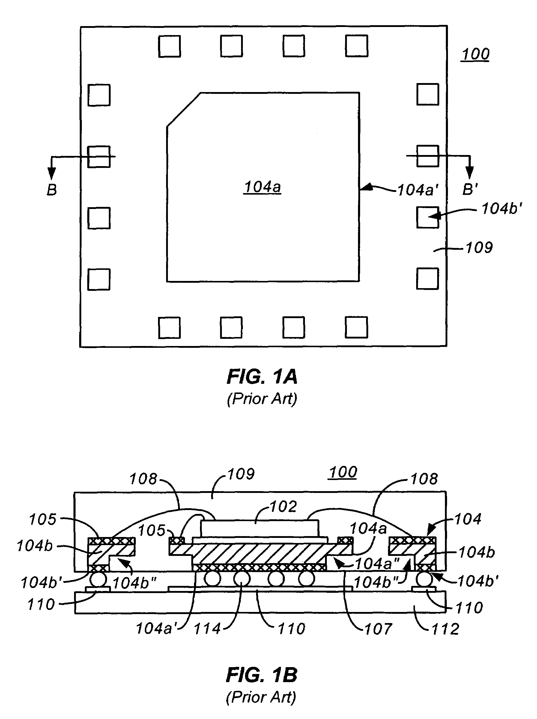 Semiconductor device package diepad having features formed by electroplating