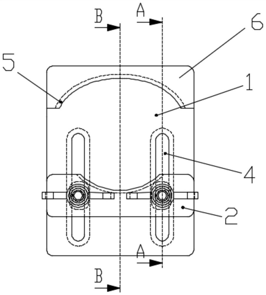 A flaky femoral head bone holder