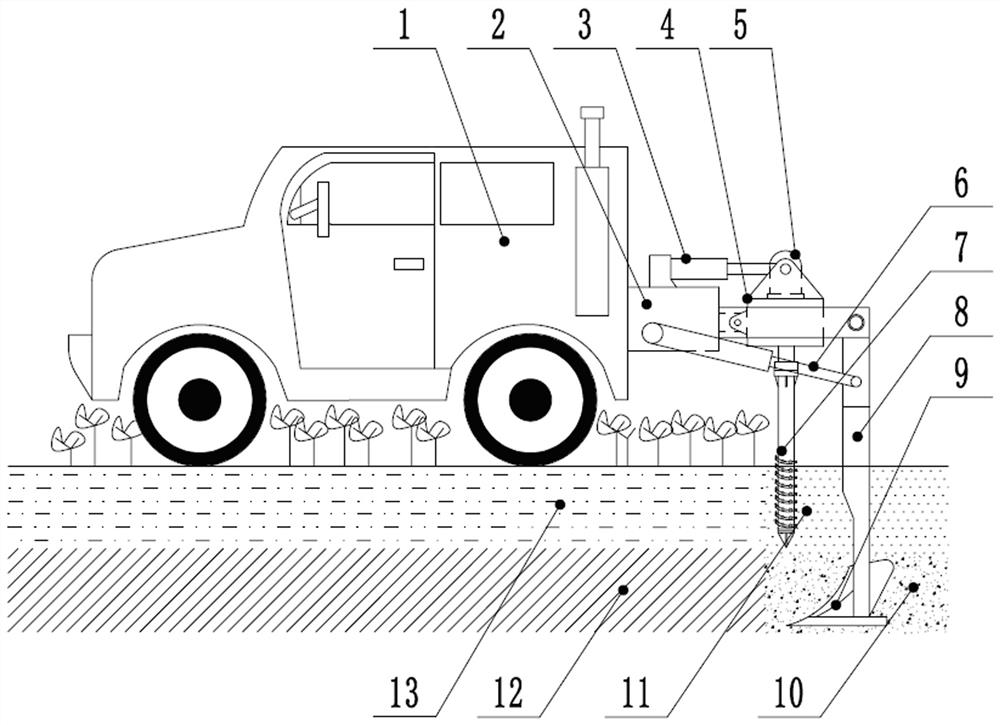 Protective tillage method for water storage and high yield in the bottom powder ridge and crushed soil of dry land