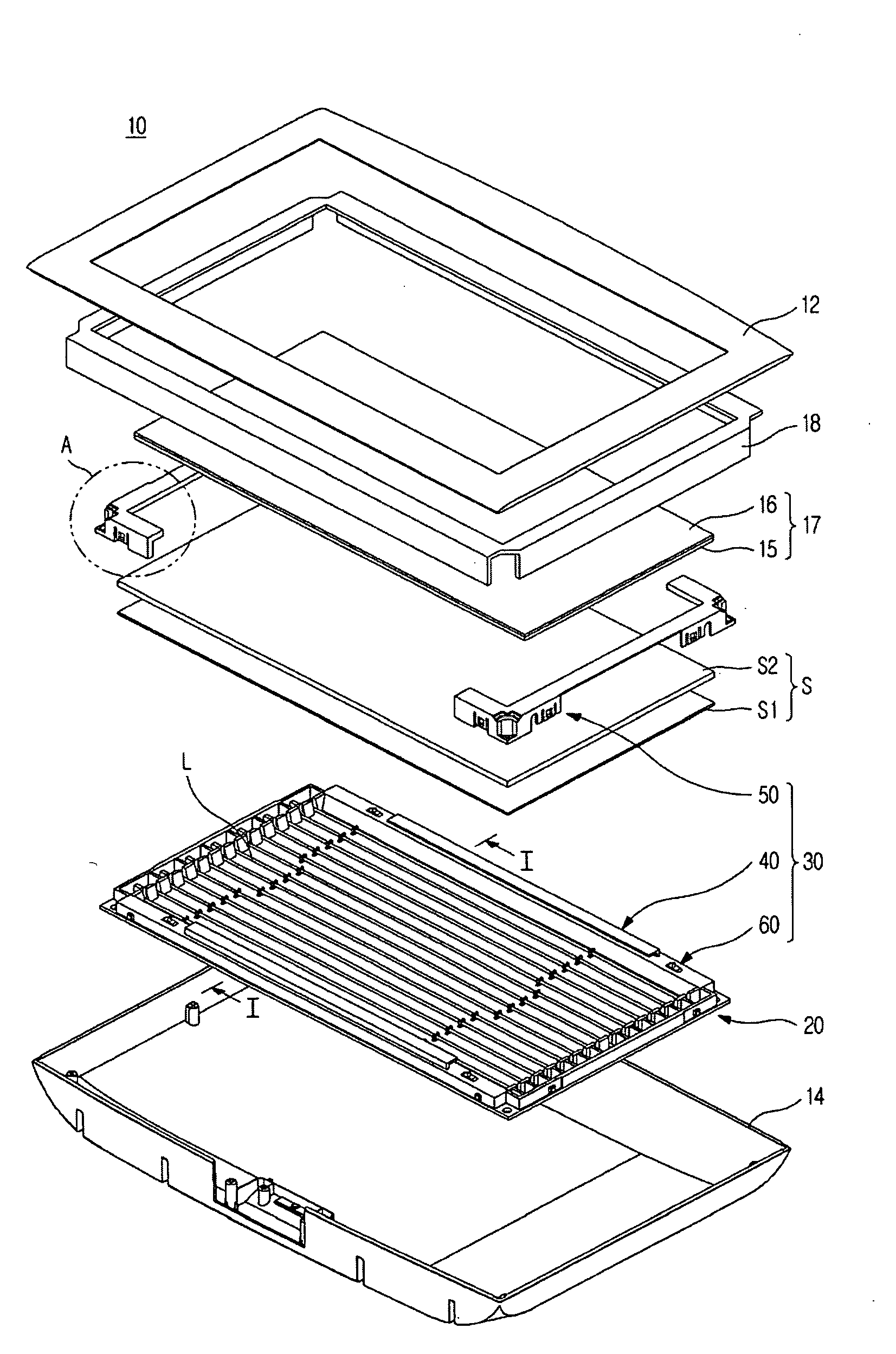 Display device and bottom chassis thereof