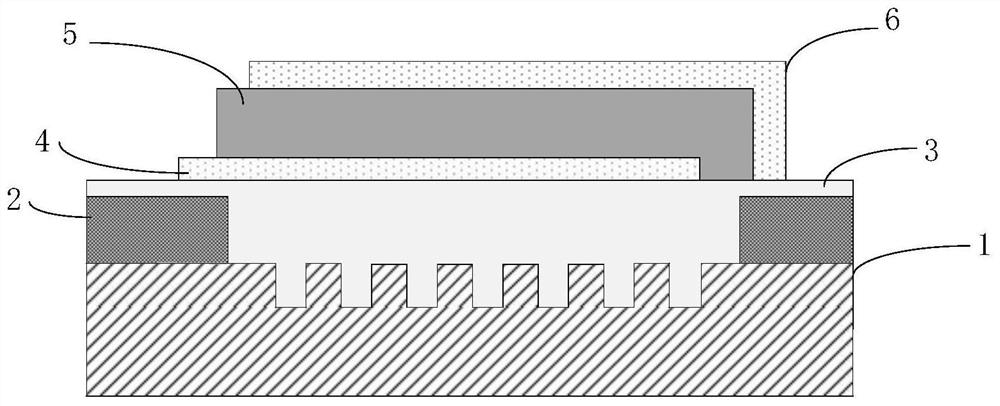 A kind of bulk acoustic wave resonator of piezoelectric thin film and preparation method thereof