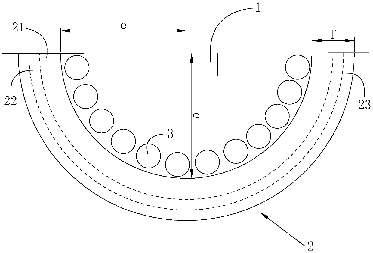 Sewage treatment system for sewage discharge outlets of landscape lake