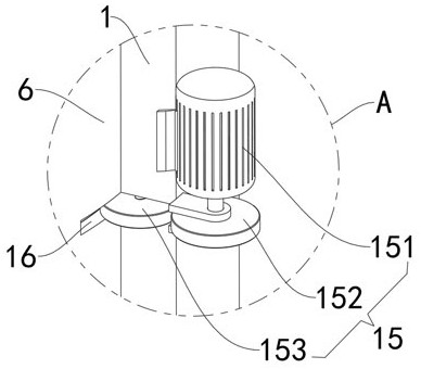 Drying device of ACR spray drying tower