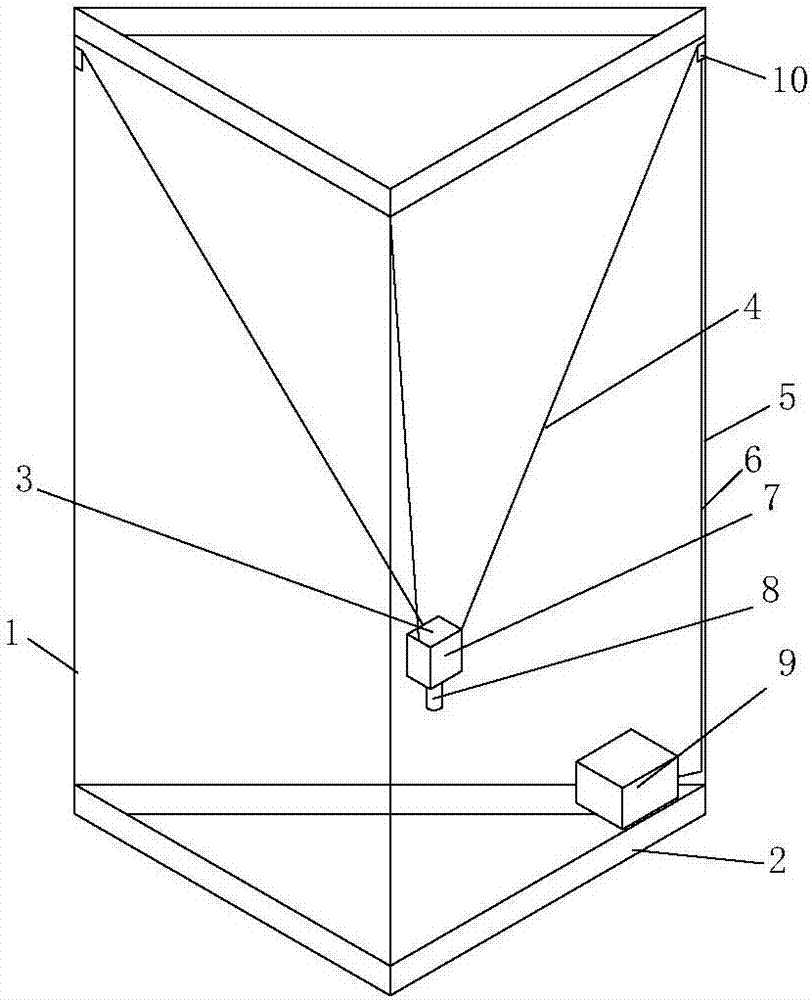 Three-arm parallel connection type 3D printing machine