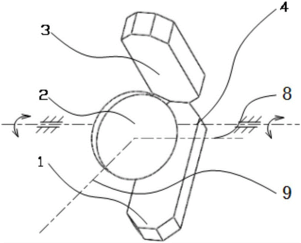 Pendulum sweeping and in-flight calibration assembly for double spectrum imagers