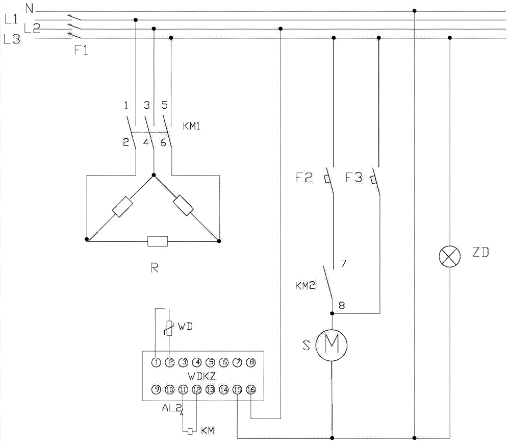 Movable internal combustion locomotive preheating device with automatic constant-temperature control function