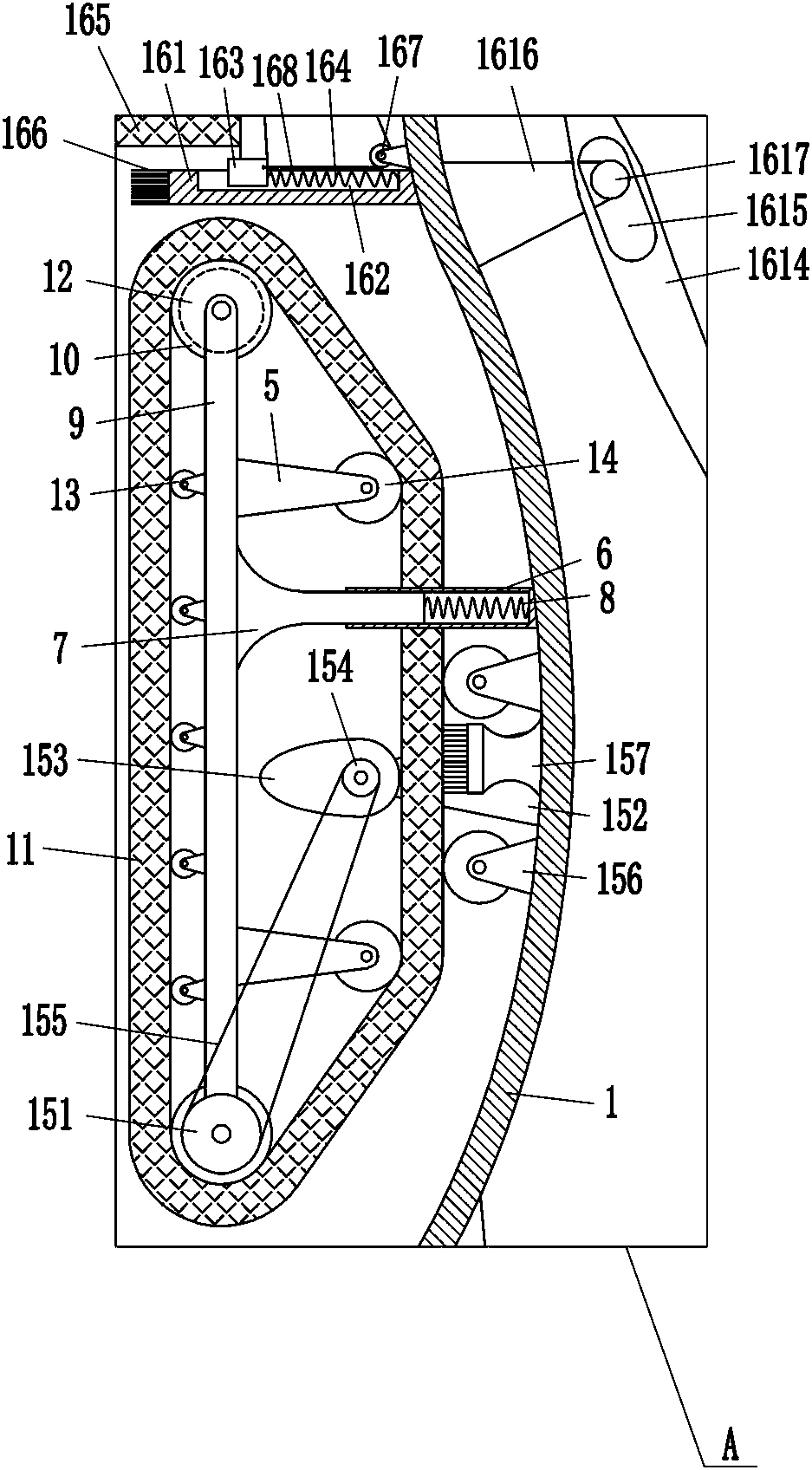 Oil removing machine for grip of moving spanner of car