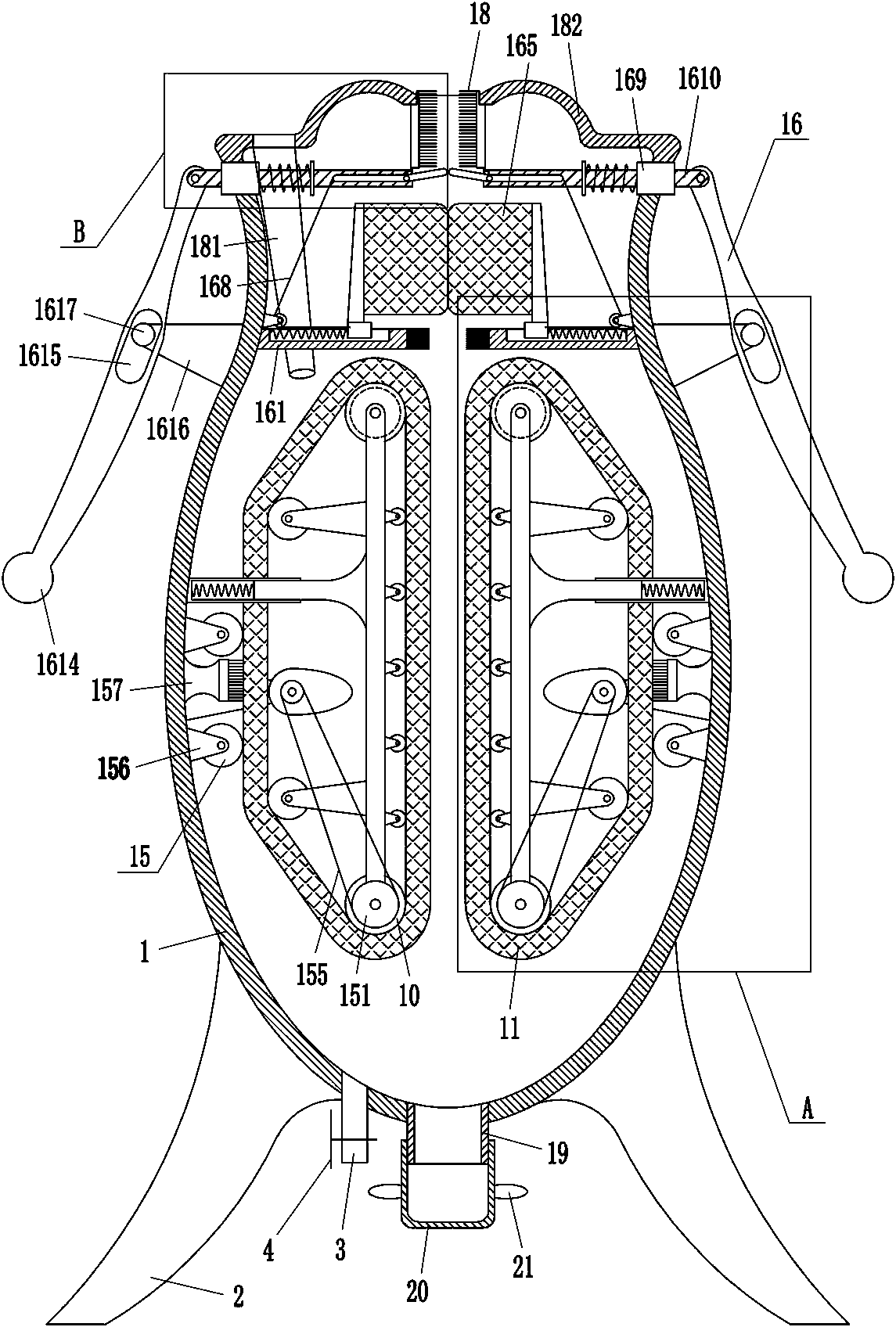 Oil removing machine for grip of moving spanner of car