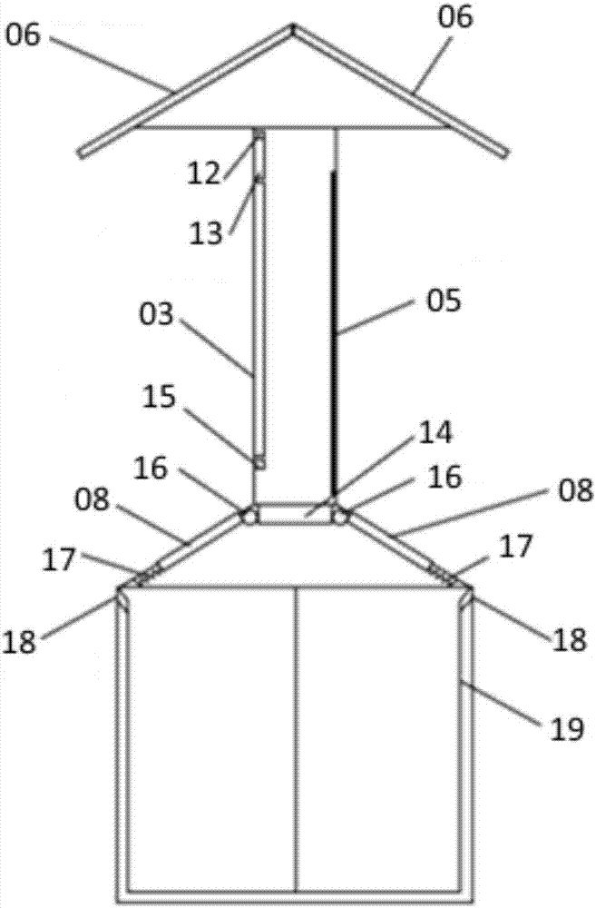 Garbage classification prompt garbage can and system based on image recognition