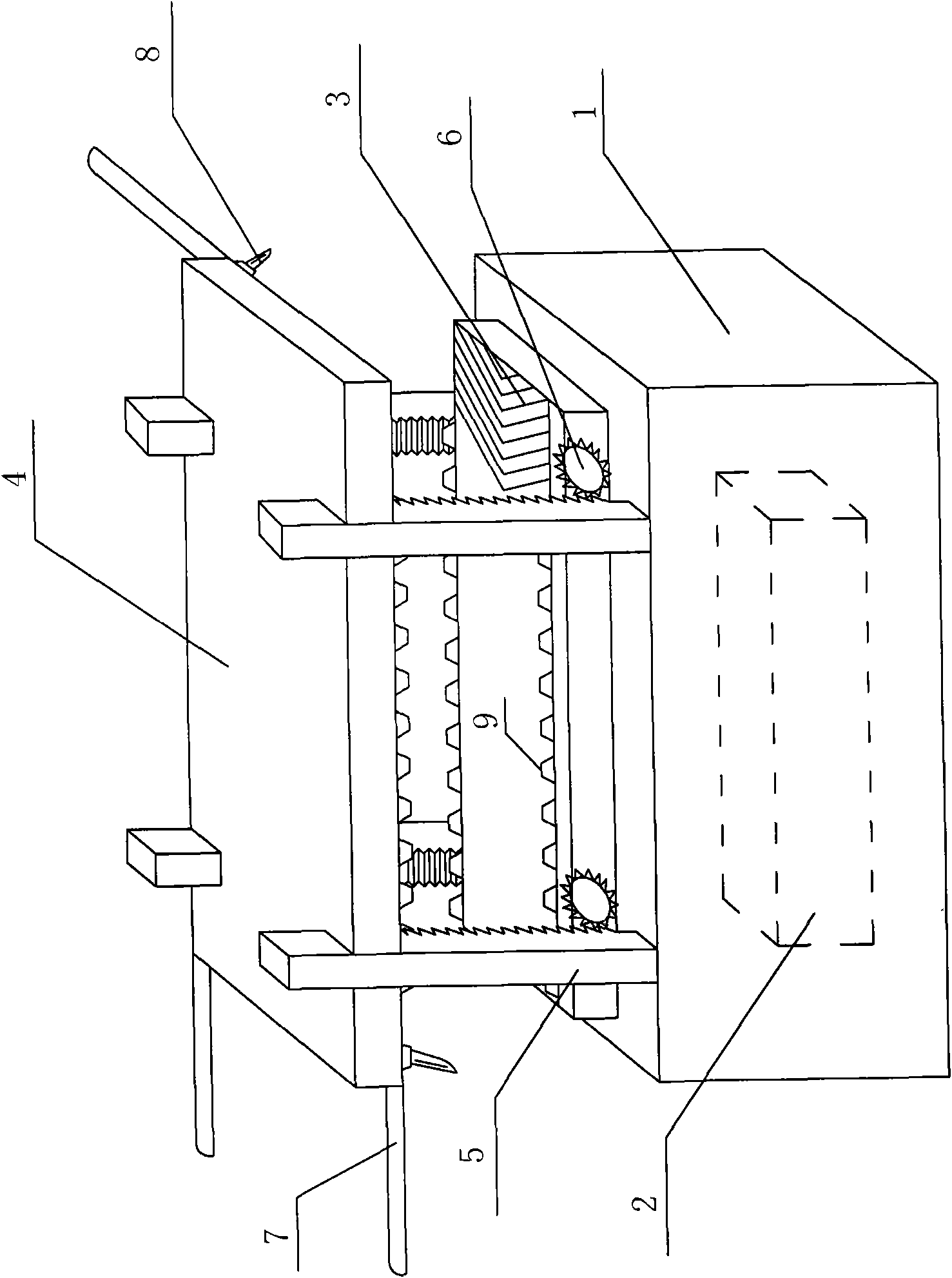 PVC water trickling piece trimming machine and processing method thereof