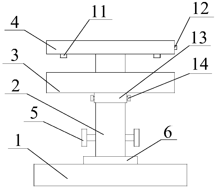 Telescopic lifting rotating type test tube rack with lighting function