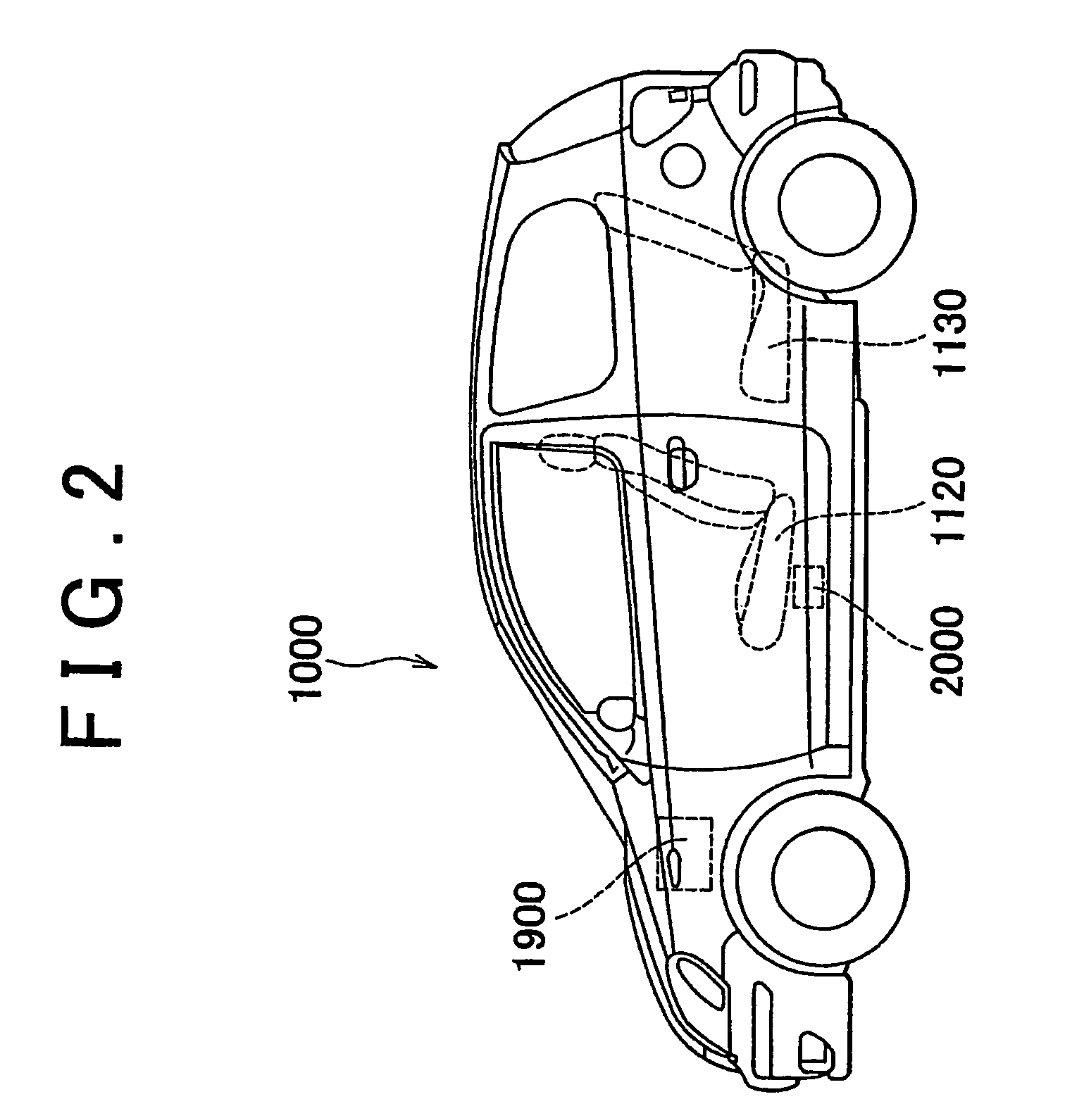 Vehicular battery mounting structure