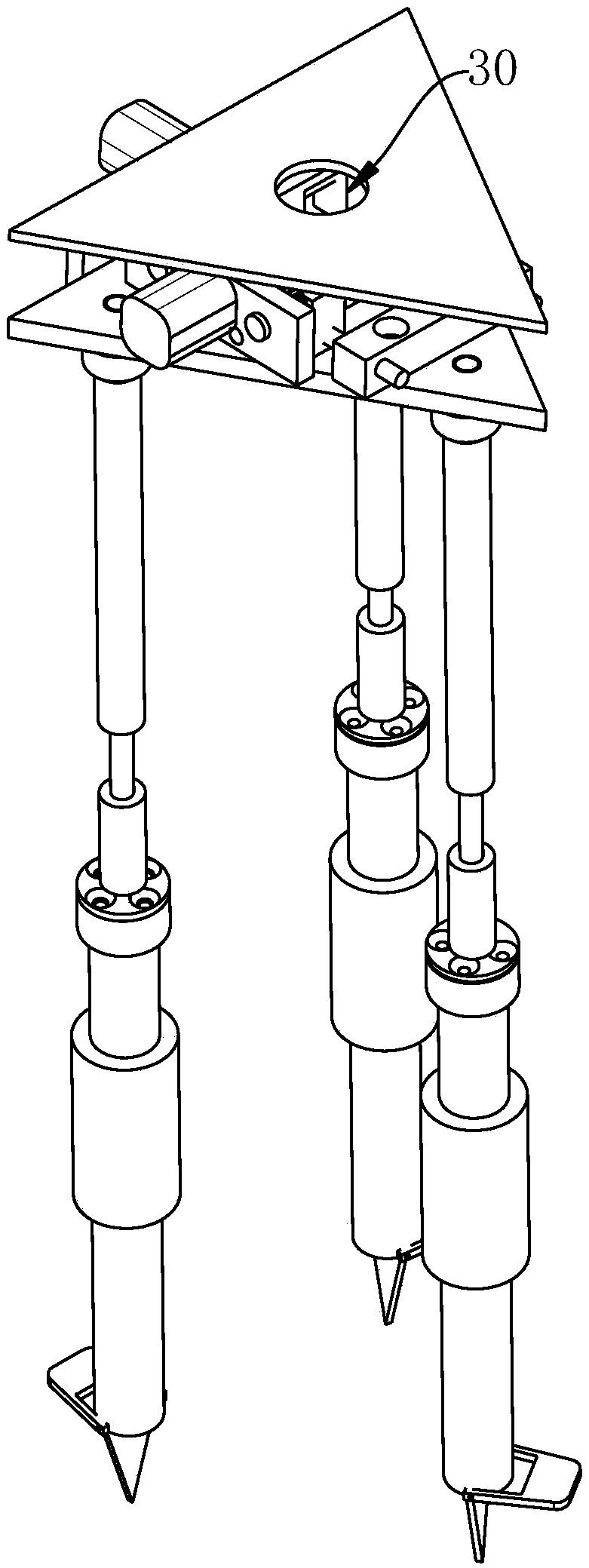 Automatic regulating device used for surveying and mapping equipment