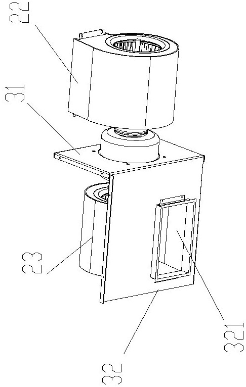 Fresh air duct structure and fresh air