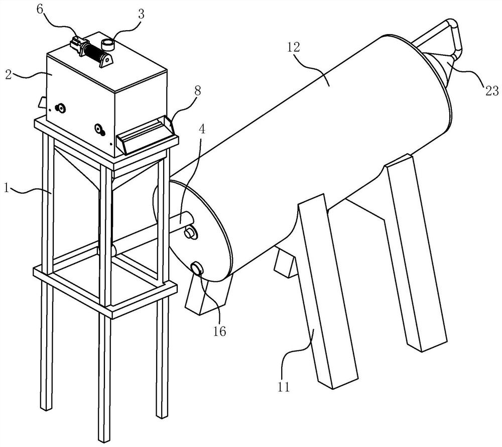 A kind of purification treatment device for recycling sewage