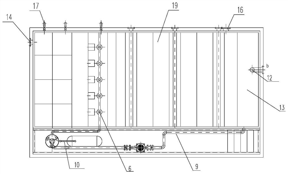 Wastewater treatment air floatation tank