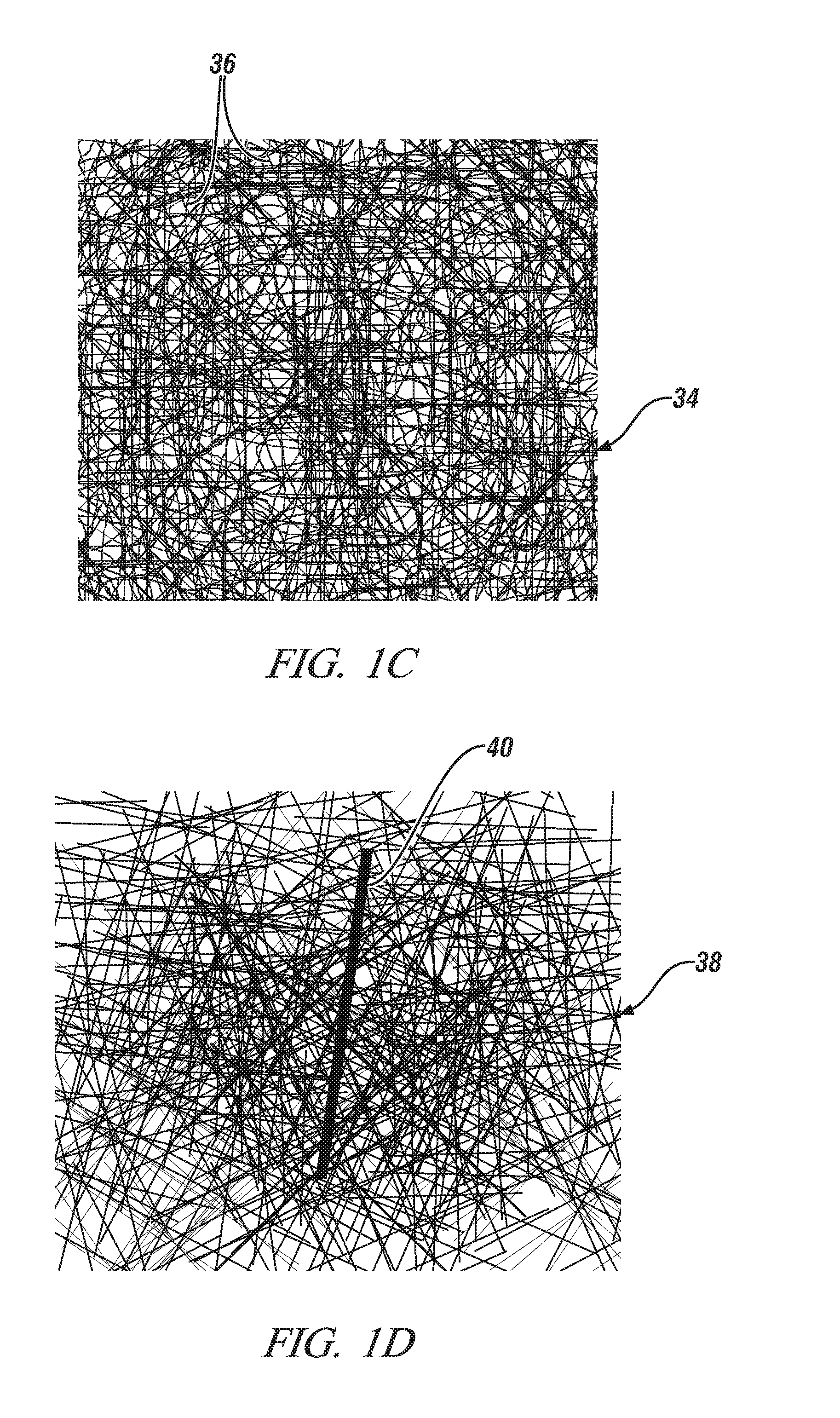 One-piece fiber reinforcement for a reinforced polymer combining aligned and random fiber layers