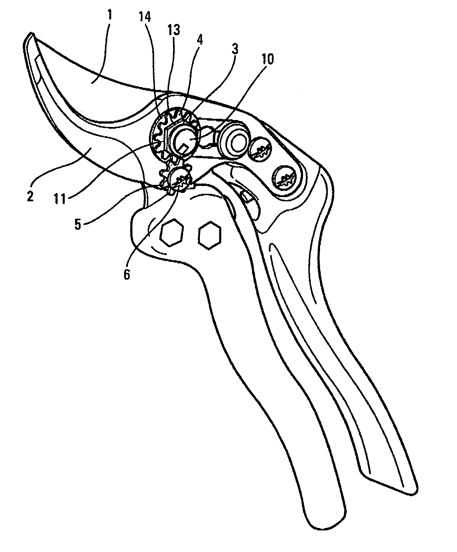 Pruning scissors