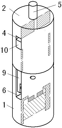 Method and device for under-shaft releasing