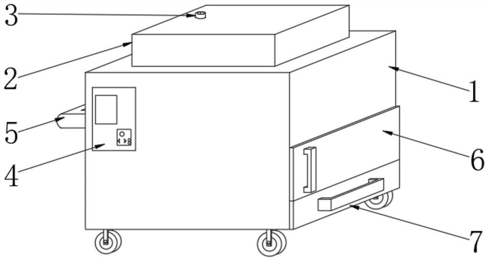 Test tube cleaning device for blood collection