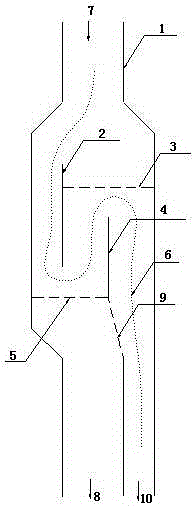 Fish-passing type sedimentation filtering basin