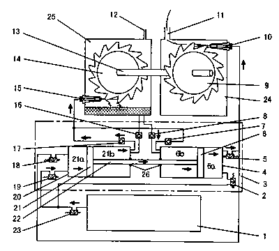 Pneumatic water turbine