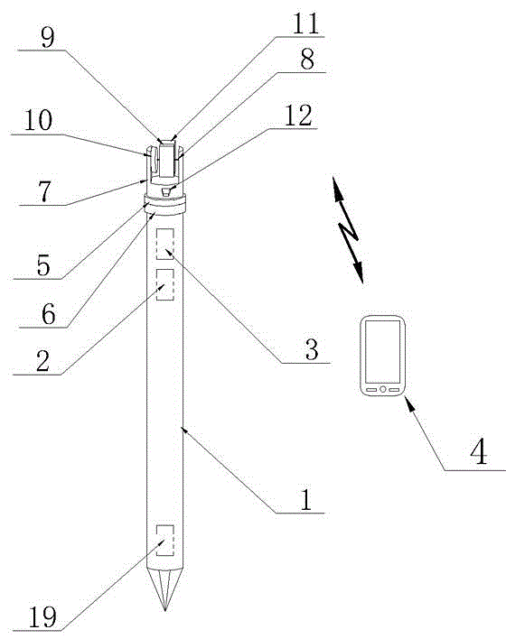 Miniature tubular total station