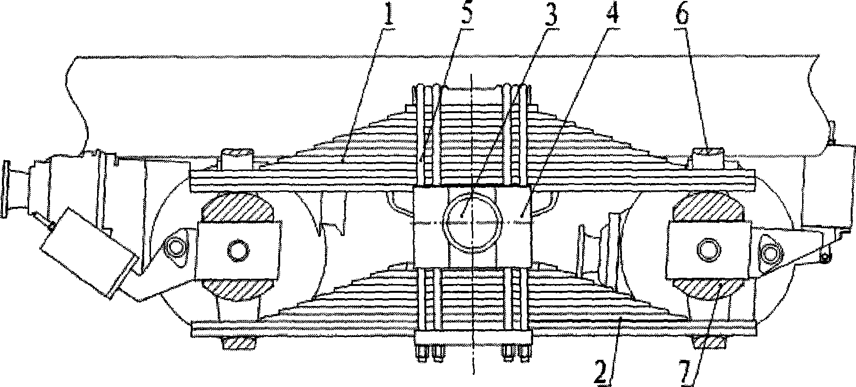 Design method of equalizing-suspension device