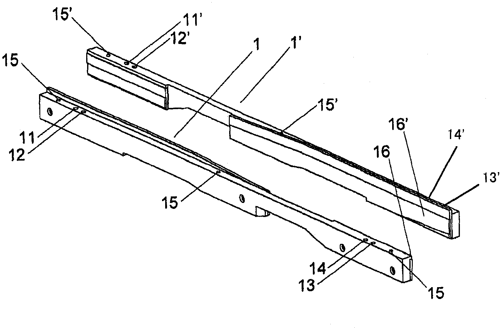 Sewage channel wall element