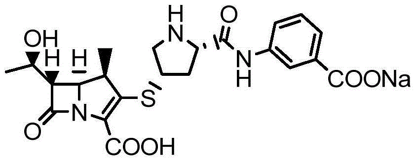 New monosodium ertapenem crystal form and preparation process thereof