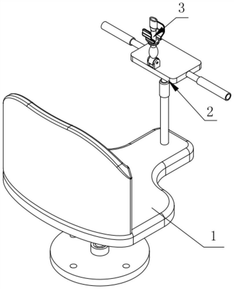 Rehabilitation training device for nursing of old people