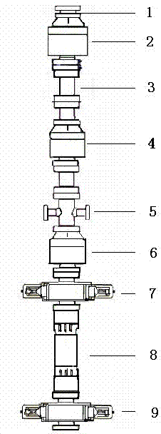 Lifting pressurized well-repairing technology in closed oil pipe