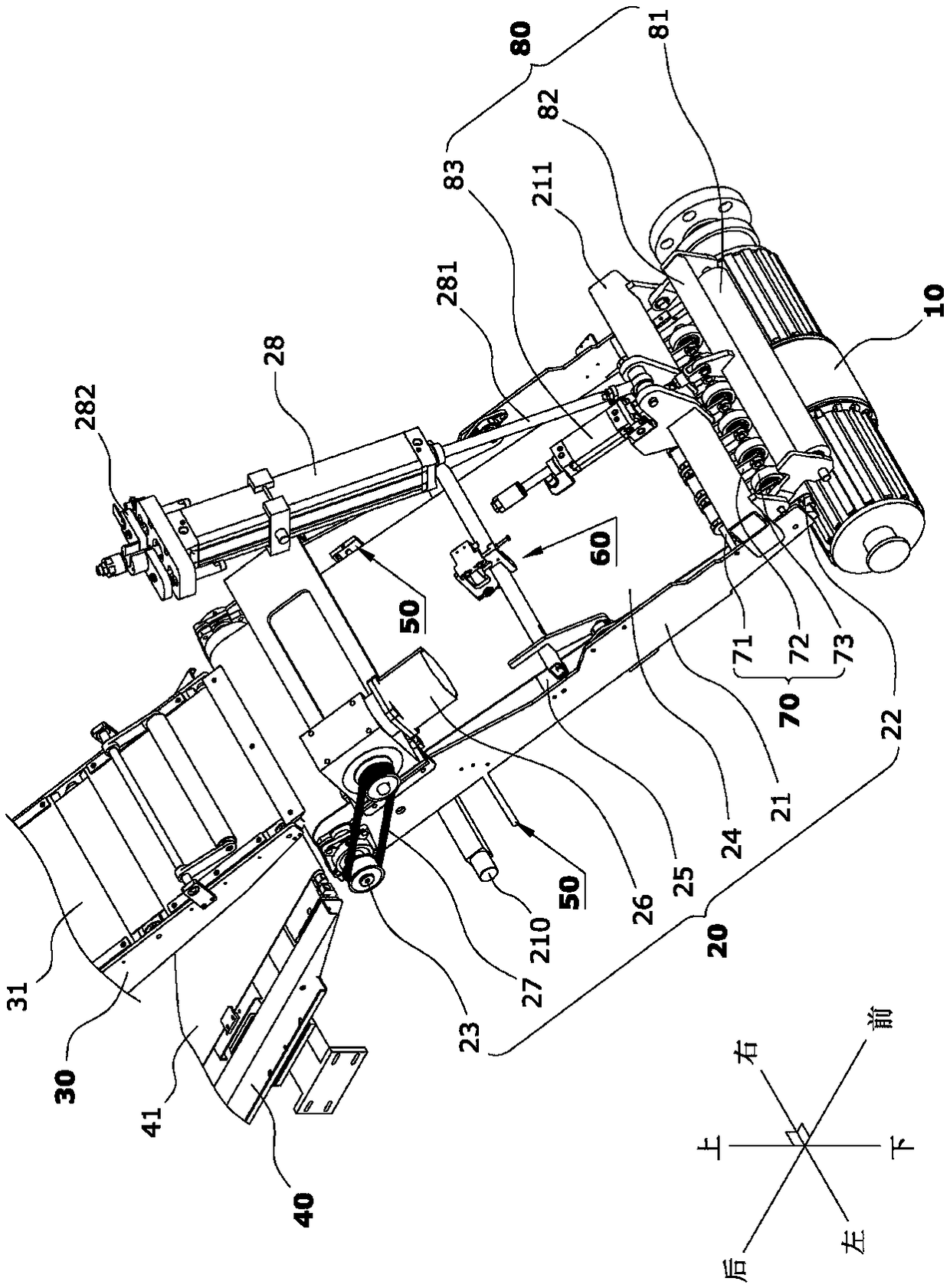 Device for automatically fitting liners and treads of tires of electric vehicles or motorcycles