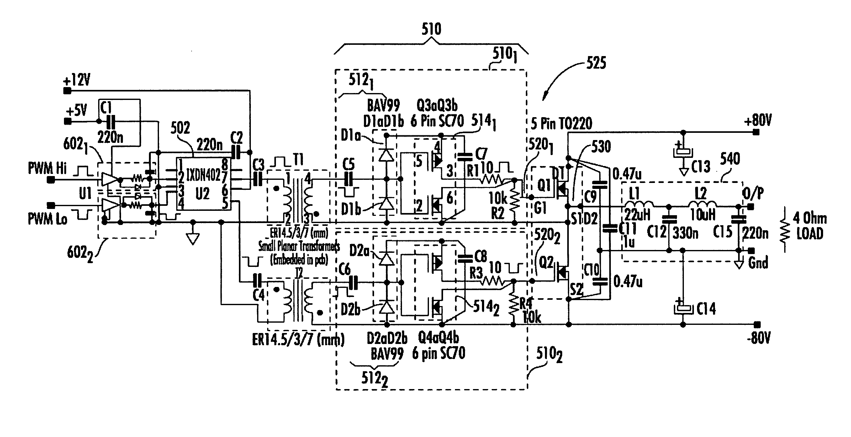 Switching amplifiers